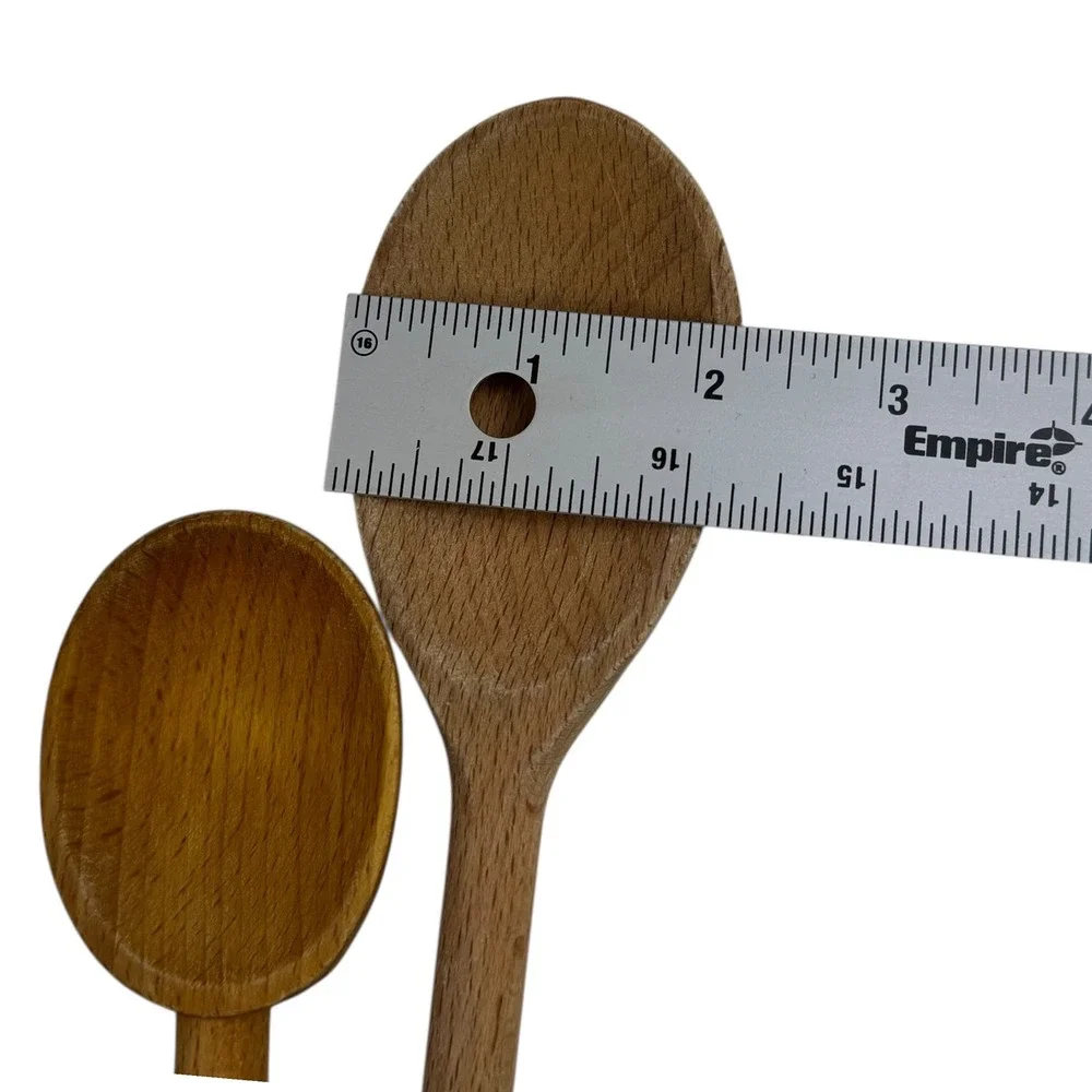 Wooden Spoons Set 2 Typhoon The Big Stir‎ Stirring Mixing Kitchen Utensils F72Q